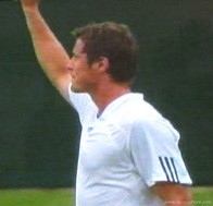 2008 Wimbldeon - Safin after beating Djokovic