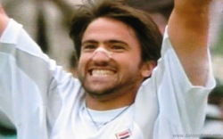 2008 Wimbldeon - Tipsarevic after beating Roddick