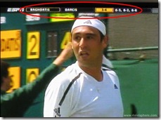 2008 Wimbldeon - New ESPN 2 On-screen scoring system