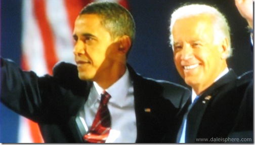 barack obama and joe biden - November 4, 2008 - grant park chicago
