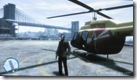 GTA IV - Nicko Posing in front of Helicopter & Broker Bridge