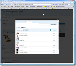 Daleisphere WordPress 2.5 Media Library