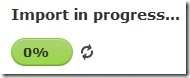 intense debate install - import in progress