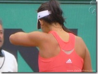 Ivanovitc's shoulder muscles at 2008 French Open