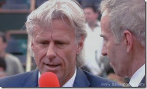 McEnroe interviews Borg after 2008 French Open Men's Final