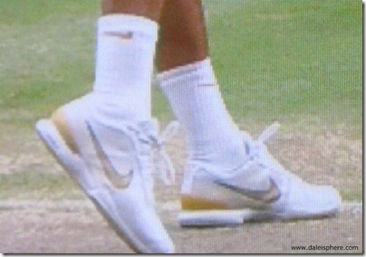 roger federer designer tennis shoes - wimbledon 2009