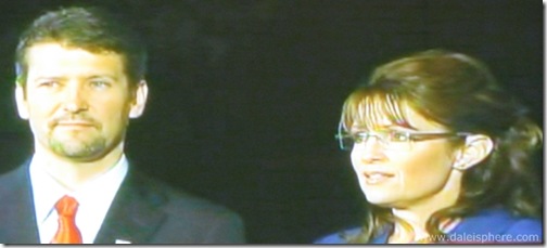 todd and sarah palin at john mccainj's concession speech - November 4, 2008