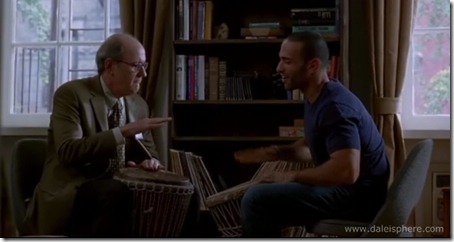 visitor (2008) haaz sleiman teaches richard jenkins to play bongo drums