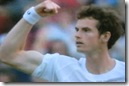 2008 Wimbldeon - Andy Murray Shows Muscles after Beating Gasquet