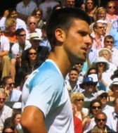 2008 Wimbldeon - Novak Djokovic upset as he is about to loose to Marat Safin