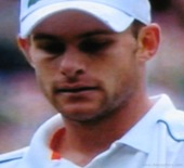 2008 Wimbldeon - Roddick after loosing to Tipsarevic