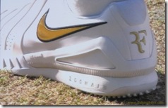 2008 Wimbldeon - Roger Federer's Left Designer Tennis Shoe