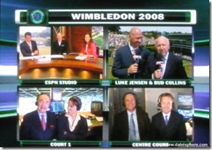 2008 Wimbldeon - ESPN 2 Commentors