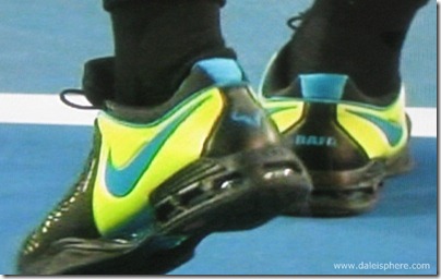 australian open 2009 -  rafael nadal's tennis shoes-sneakers