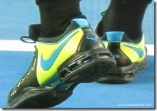 australian open 2009 -  rafael nadal's tennis shoes-sneakers - third view