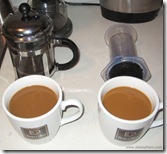 Bodum Chambord vs Aerobie Aeropress - Test 2 - Creamed Coffee