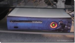 Dale's xbox 360 with the dreaded Red Ring of Death (rrod) - just before 3 year warranty expired