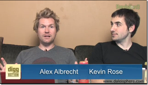 diggnation podcast - alex albrecht and kevin rose