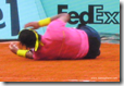 french open 2009 - rafael nadal - the champ goes down - pic 5