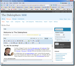 Daleisphere WordPress 2.5 Editor