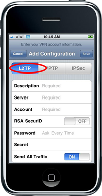 configuring a vpn on the iphone with hotspot shield
