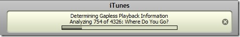 iTunes - determining gapless playback information