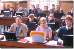 Legally Blonde (2001) - Reese Whitherspoon Sticks Out with her Orange Apple Laptop
