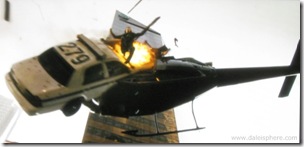 live free or die hard (2007) police car crashes into helicopter