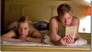 the reader (2008) david kross reads to kate winslet on the bed