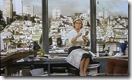 Vertigo (1958) - Barbara Bel Geddes sits by her window with 1958 San Francisco as a back drop