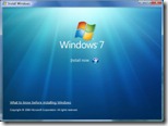 Windows 7 Beta - Start screen