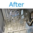 wineglasses after dishwasher